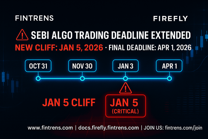 🚨 SEBI Blinked: The Algo Cliff That Could Lock Out 500,000 Traders by January 5